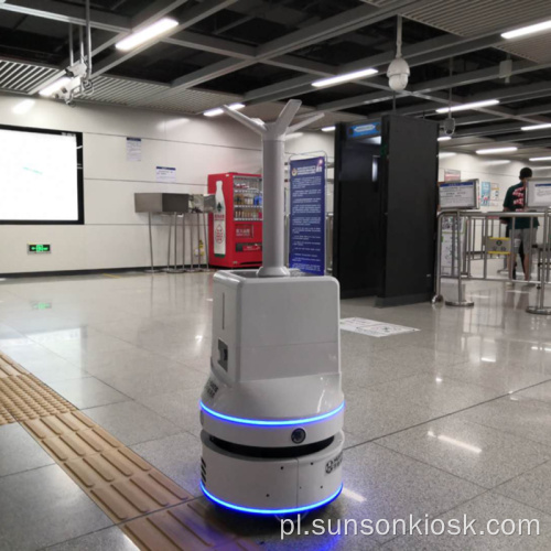 Autonomiczny robot antywirusowy w sprayu mgiełkowym do pokoju